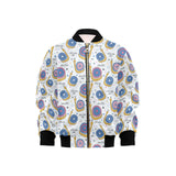 Snail Pattern Print Design 05 Kids' Boys' Girls' Bomber Jacket