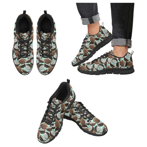 Coconut Pattern Print Design 03 Men's Breathable Sneakers ( Model 055)
