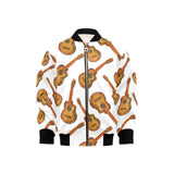 Paint Guitar Pattern Kids' Boys' Girls' Bomber Jacket