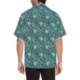 Elephants jungle pattern Men's All Over Print Hawaiian Shirt