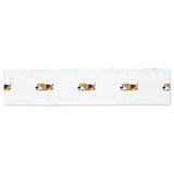Cute beagle dog sleeping pattern Table Runner