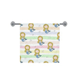 Cute hand drawn mermaid Bath Towel