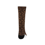 coffee bean pattern Crew Socks