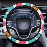 Sun Glasses Pattern Print Design 03 Car Steering Wheel Cover