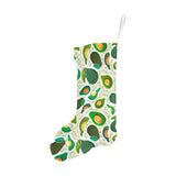 Avocado design pattern Christmas Stocking