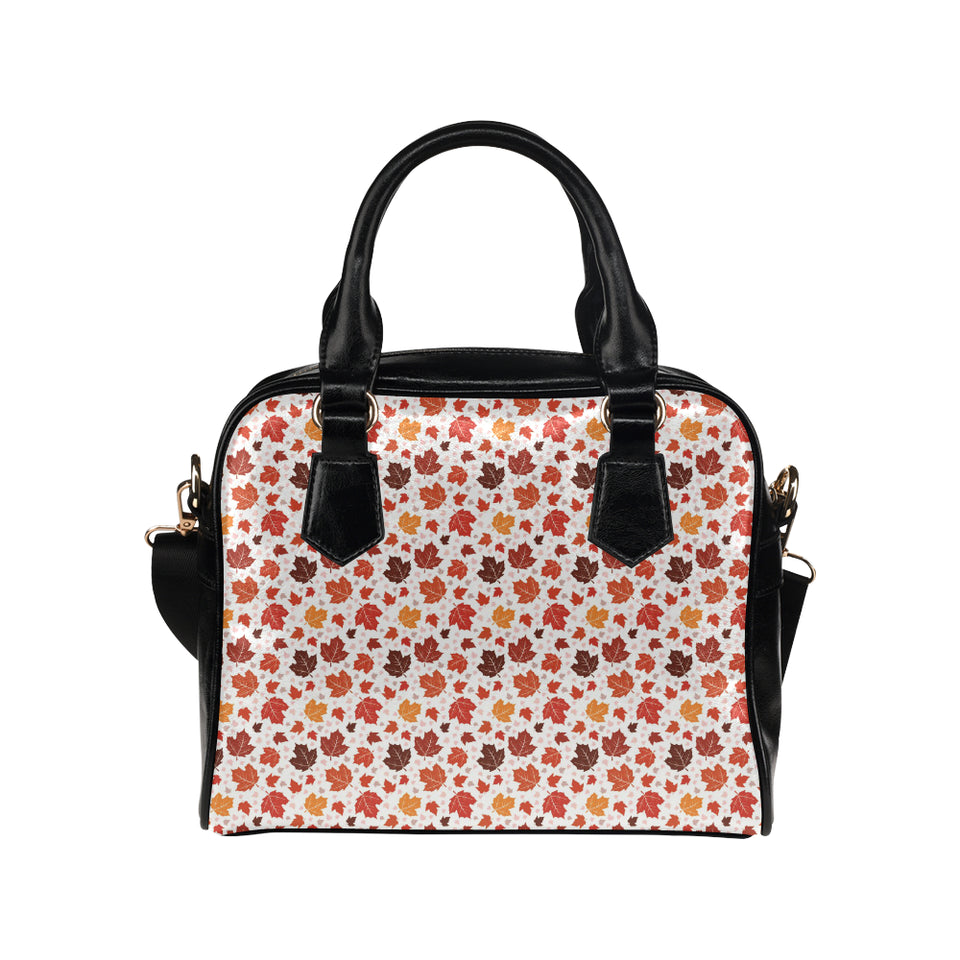 Colorful Maple Leaf pattern Shoulder Handbag