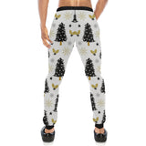 Christmas tree holly snow star pattern Unisex Casual Sweatpants