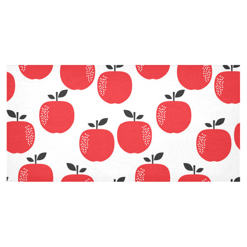red apples white background Tablecloth