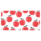 red apples white background Tablecloth