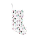 cute mermaid dolphin fish starfish pattern Christmas Stocking