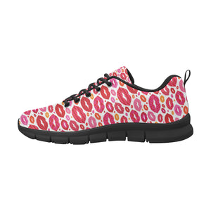 Lips Pattern Print Design 01 Men's Breathable Sneakers ( Model 055)