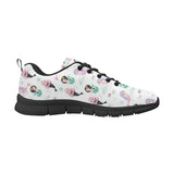 cute mermaid dolphin fish starfish pattern Men's Sneaker Shoes