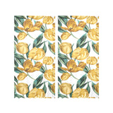 yellow tulips pattern Gauze Curtain
