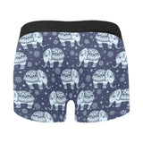 Elephant tribal design pattern Men's All Over Print Boxer Briefs Men's Underwear