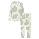 Ginkgo leaves pattern Women's All Over Print Pajama Set