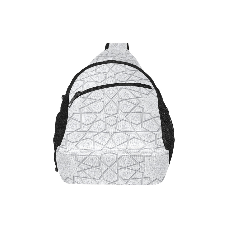 arabic star pattern All Over Print Chest Bag