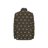 Casino Cards Suits Pattern Print Design 01 Women's Long Sleeve Polo Shirt