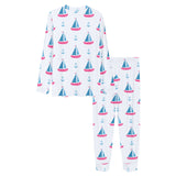 Sailboat anchor pattern Women's All Over Print Pajama Set