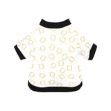 Bread Toast Pattern Print Design 01 All Over Print Pet Dog Round Neck Fuzzy Shirt