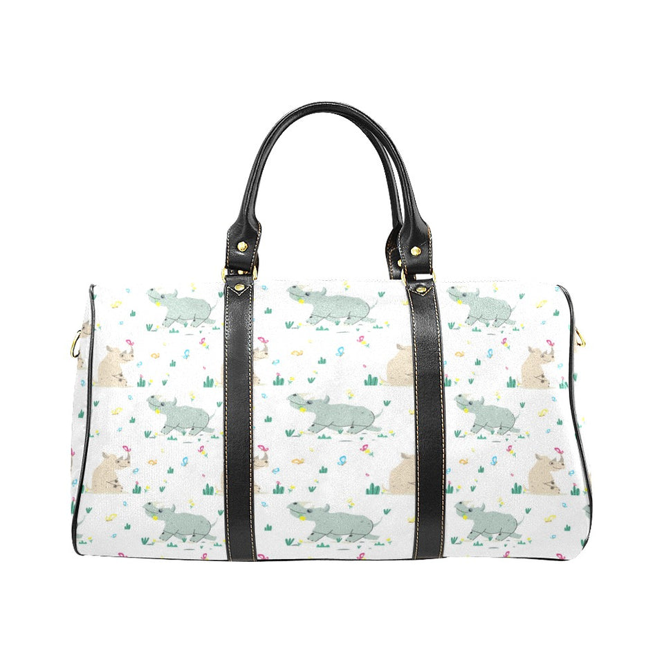 Cute Rhino pattern Travel Bag