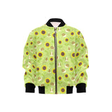 Snail Pattern Print Design 01 Kids' Boys' Girls' Bomber Jacket