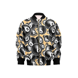 Billiard Ball Pattern Print Design 04 Kids' Boys' Girls' Bomber Jacket