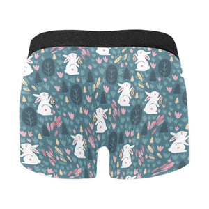 Cute rabbit pattern Men's All Over Print Boxer Briefs Men's Underwear
