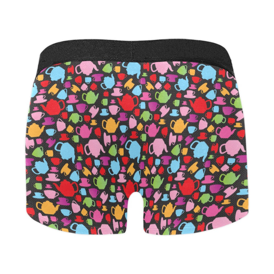 Tea pots Pattern Print Design 01 Men's All Over Print Boxer Briefs Men's Underwear