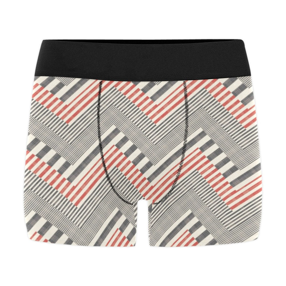 zigzag chevron striped pattern Men's All Over Print Boxer Briefs Men's Underwear