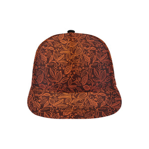 cacao beans tribal polynesian pattern All Over Print Snapback Cap