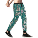 Koi Fish Carp Fish lotus pattern Unisex Casual Sweatpants