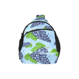 Watercolor grape pattern All Over Print Chest Bag