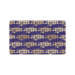Beautiful japanese fan pattern Doormat