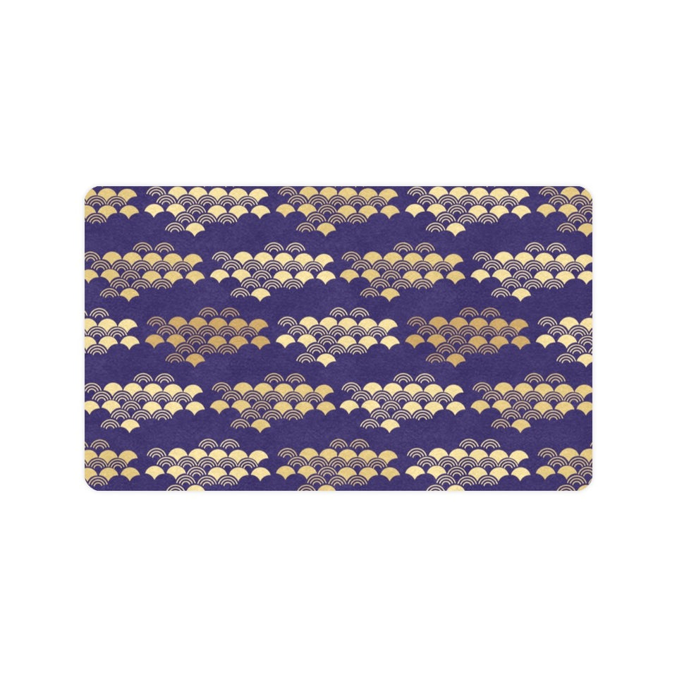 Beautiful japanese fan pattern Doormat