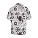 Classic vintage clock pattern Men's All Over Print Hawaiian Shirt