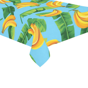 banana leaves banana design pattern Tablecloth