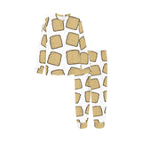 Bread Toast Pattern Print Design 03 Kids' Boys' Girls' All Over Print Pajama Set