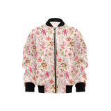 Swallow Pattern Print Design 01 Kids' Boys' Girls' Bomber Jacket