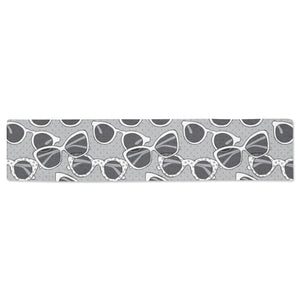 Sun Glasses Pattern Print Design 04 Table Runner