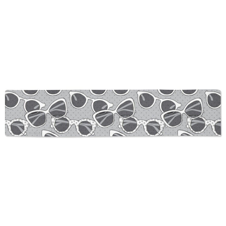 Sun Glasses Pattern Print Design 04 Table Runner