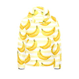 Banana pattern blackground Kids' Boys' Girls' Padded Hooded Jacket