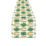 Horseshoes Pattern Print Design 04 Table Runner
