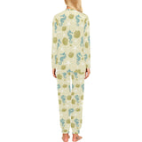 Seahorse shell starfish pattern background Women's All Over Print Pajama Set