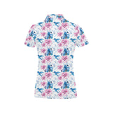 Hummingbird Pattern Print Design 02 Women's All Over Print Polo Shirt