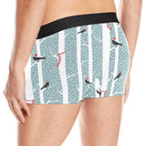 Crows christmas hat scarf Men's All Over Print Boxer Briefs Men's Underwear