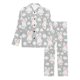Rabbit cloud Pattern Men's Long Pajama Set