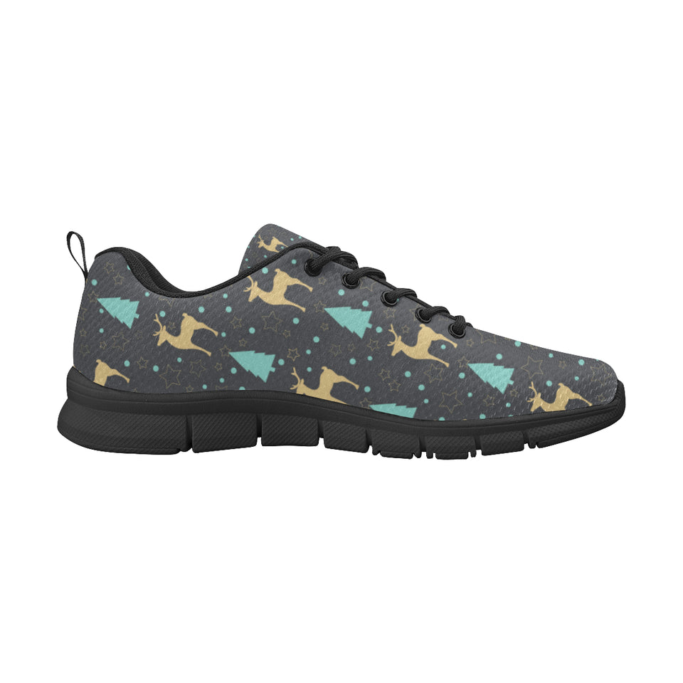 Deers star tree pattern Women's Sneaker Shoes