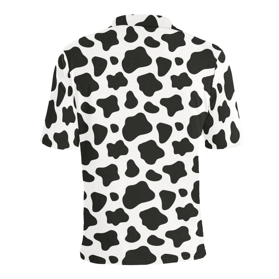 Cow skin pattern Men's All Over Print Polo Shirt