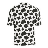 Cow skin pattern Men's All Over Print Polo Shirt