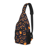 Halloween pattern Pumpkin background All Over Print Chest Bag